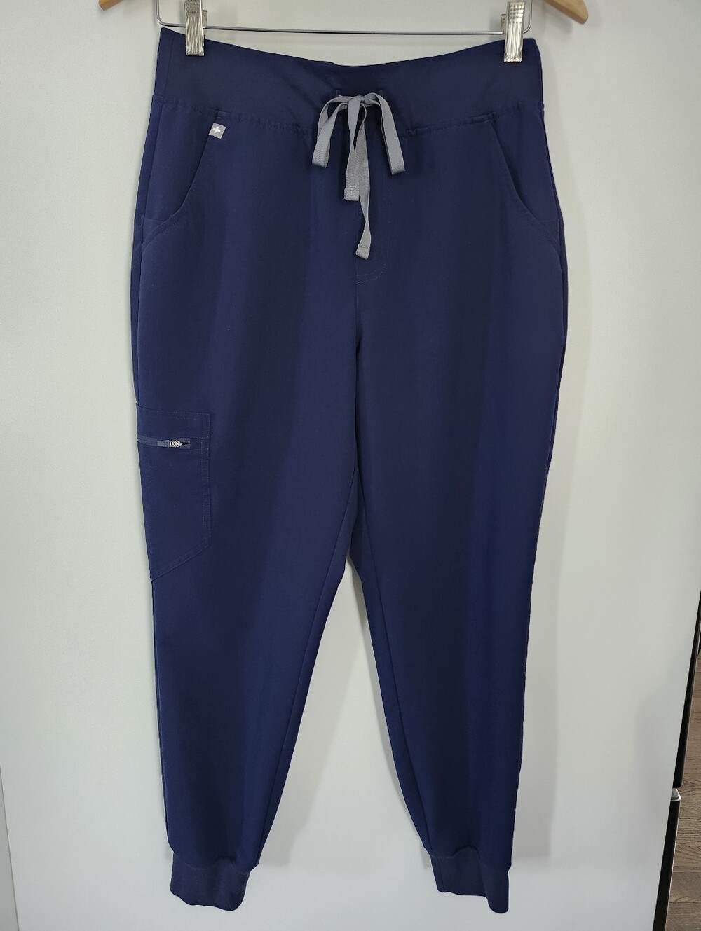 FIGS Navy Zamora Jogger High Waist Medium Petite
